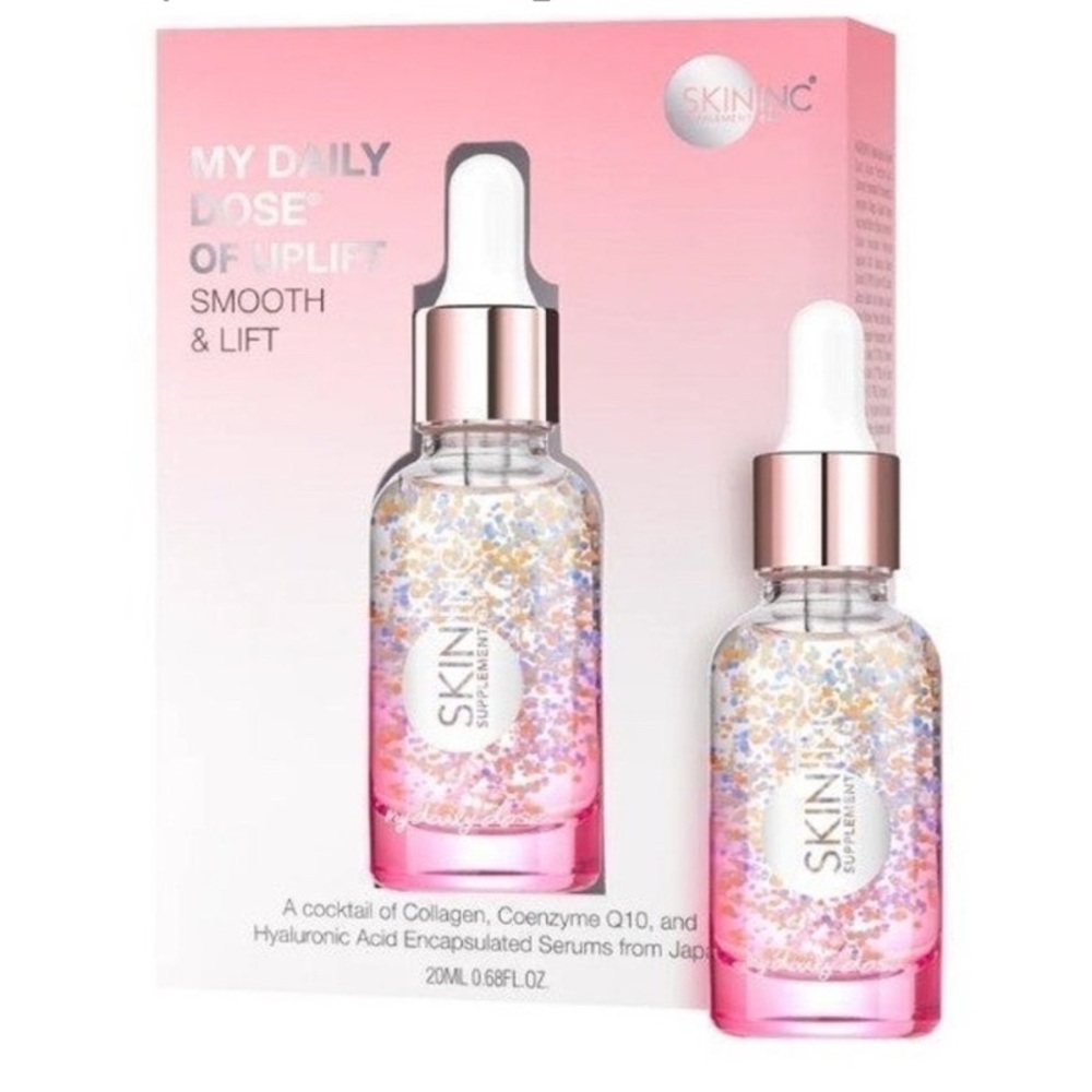SKIN INC SUPPLEMENT BAR My Daily Dose of Uplift Serum Cocktail Smooth & Lift NIB